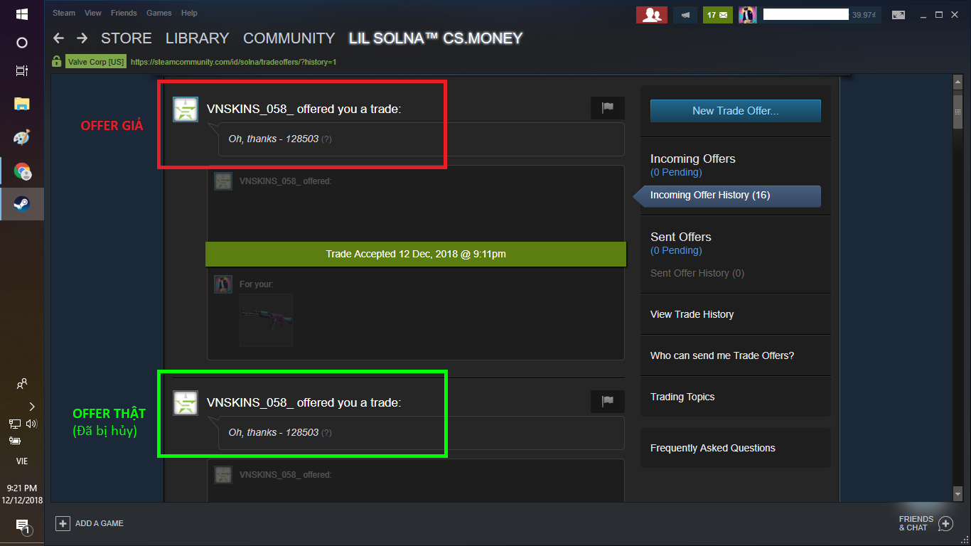 Steam API Key Scam L G V 3 B c X L Khi G p Ph i H Tr Steam