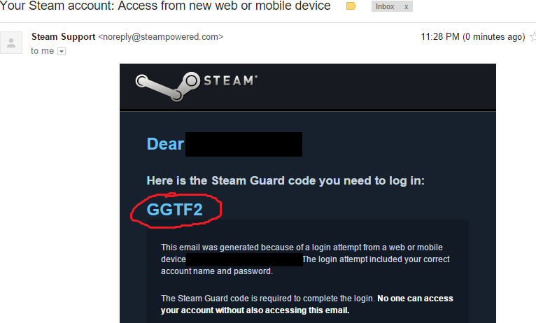 Cách lấy code Steam Guard qua Gmail